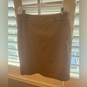 Talbots Khaki Pencil Skirt LIKE NEW 8P